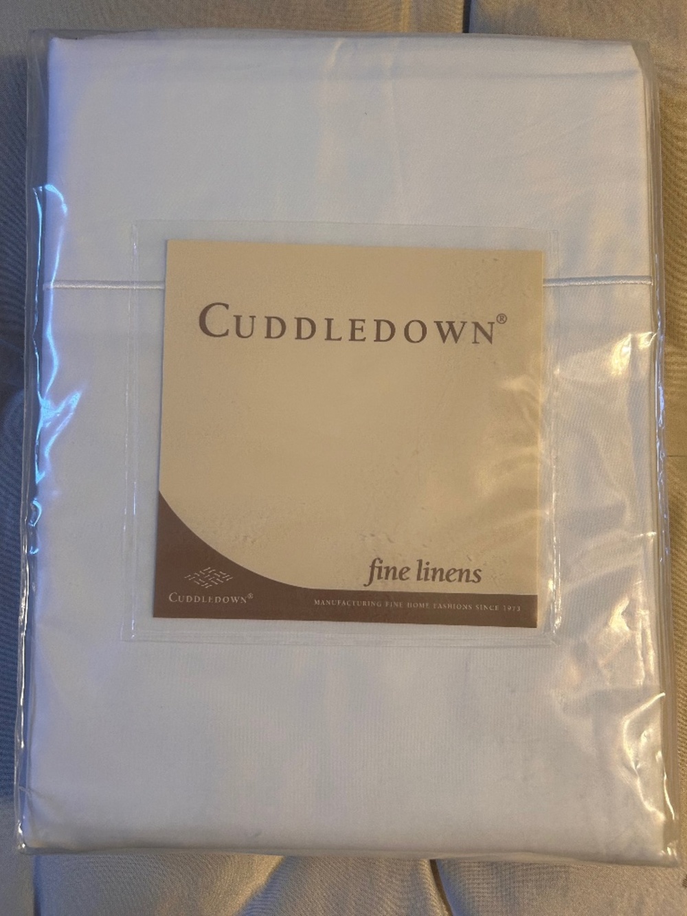 Cuddledown 100% Cotton King Flat Sheet
